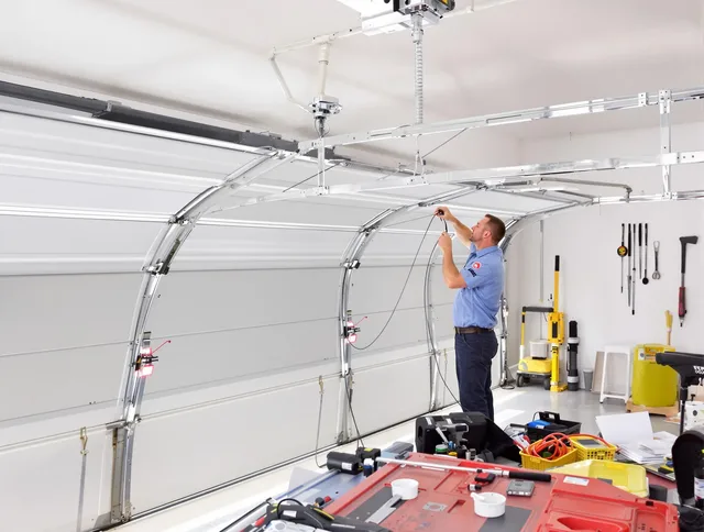 Garage door cable repair service by Lynnfield Garage Door Repair in Lynnfield