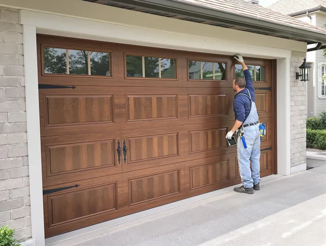 Custom garage door showcase by Lynnfield Garage Door Repair in Lynnfield
