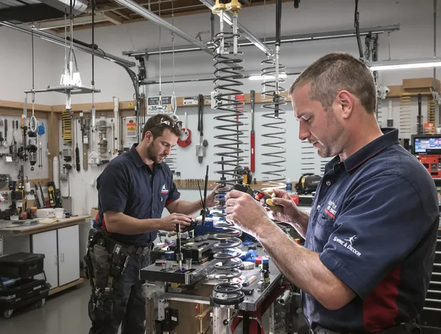 Garage door spring repair service by Lynnfield Garage Door Repair in Lynnfield